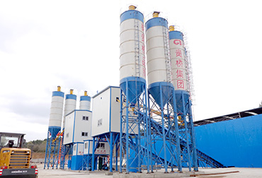 HZS270混凝土攪拌站(圖5) 柳州雙120混凝土攪拌站